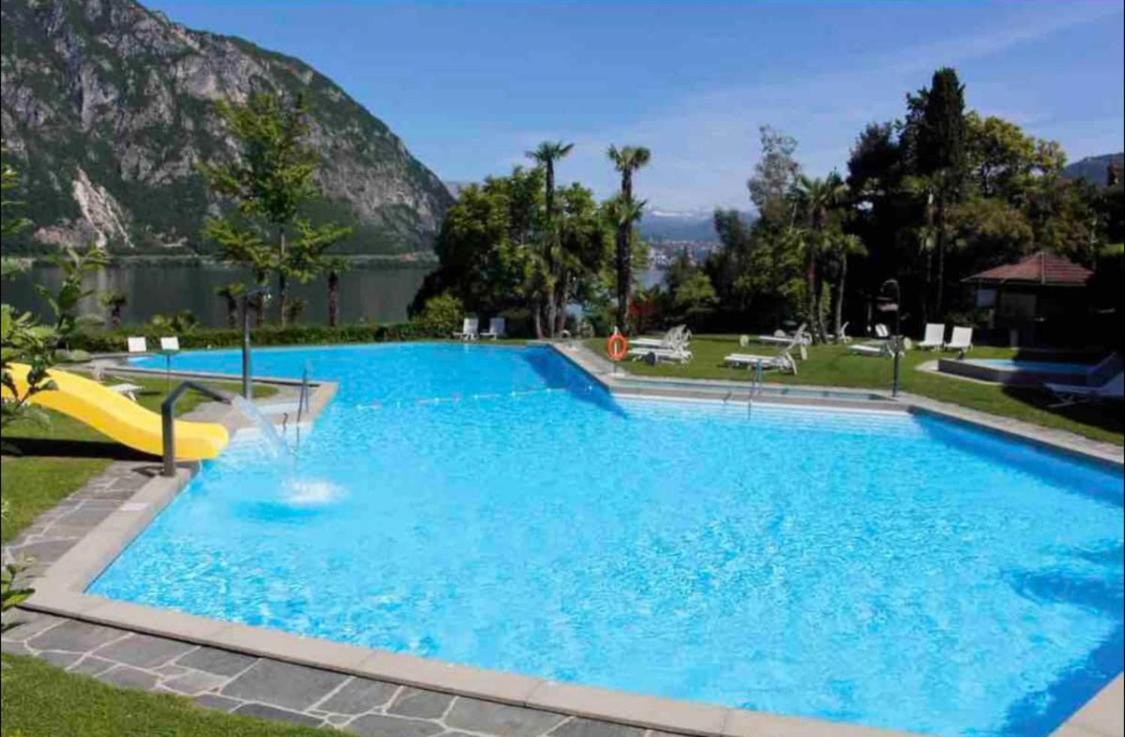 Holiday On The Lake Lugano 2 Bissone Exterior foto