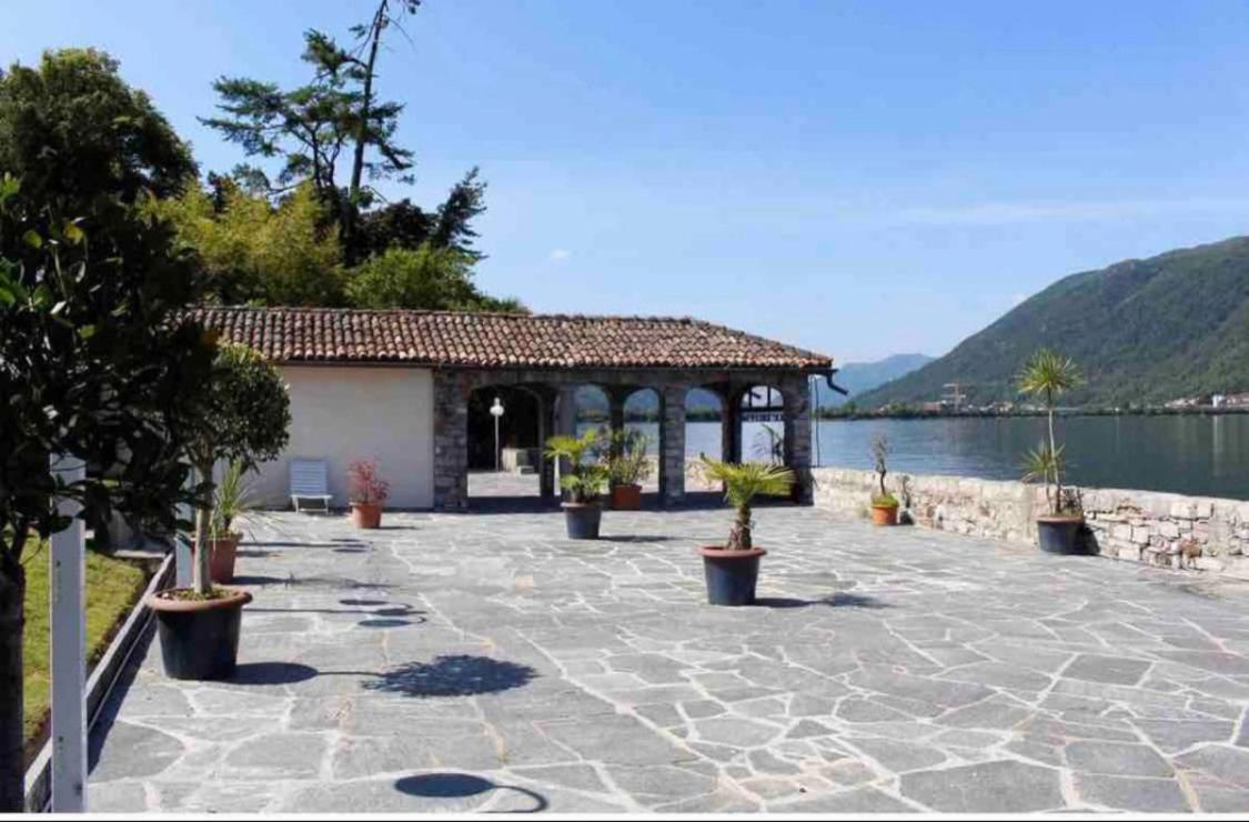 Holiday On The Lake Lugano 2 Bissone Exterior foto