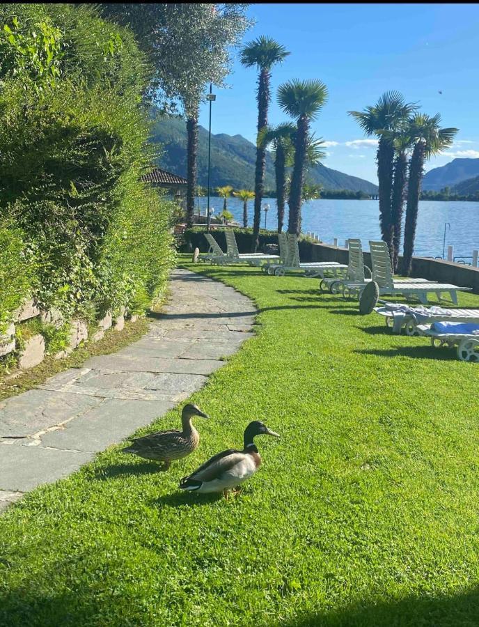 Holiday On The Lake Lugano 2 Bissone Exterior foto