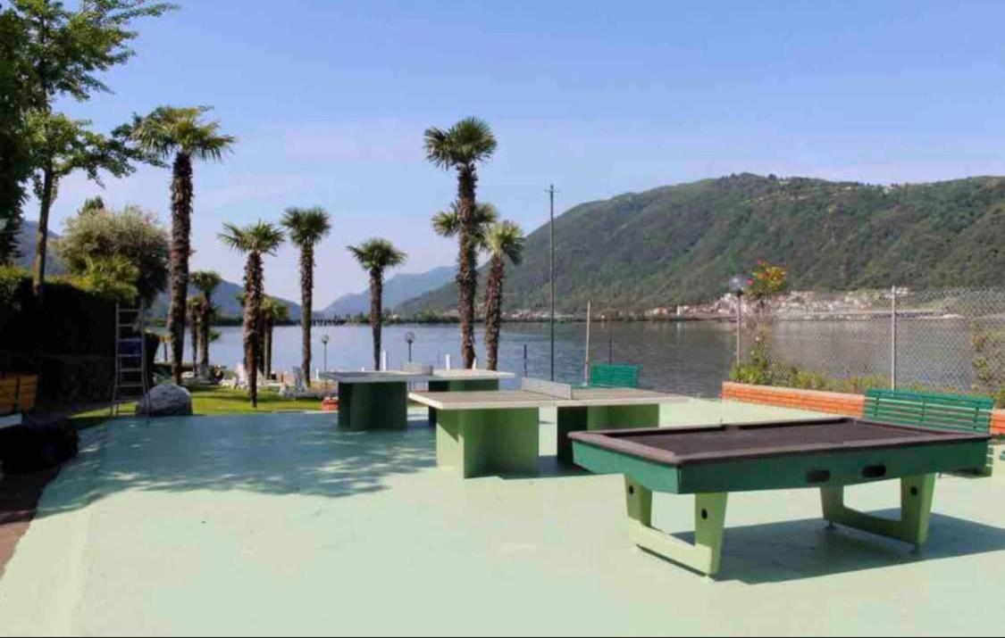 Holiday On The Lake Lugano 2 Bissone Exterior foto