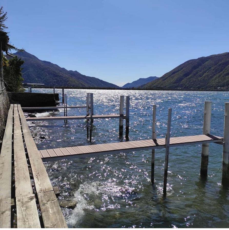 Holiday On The Lake Lugano 2 Bissone Exterior foto